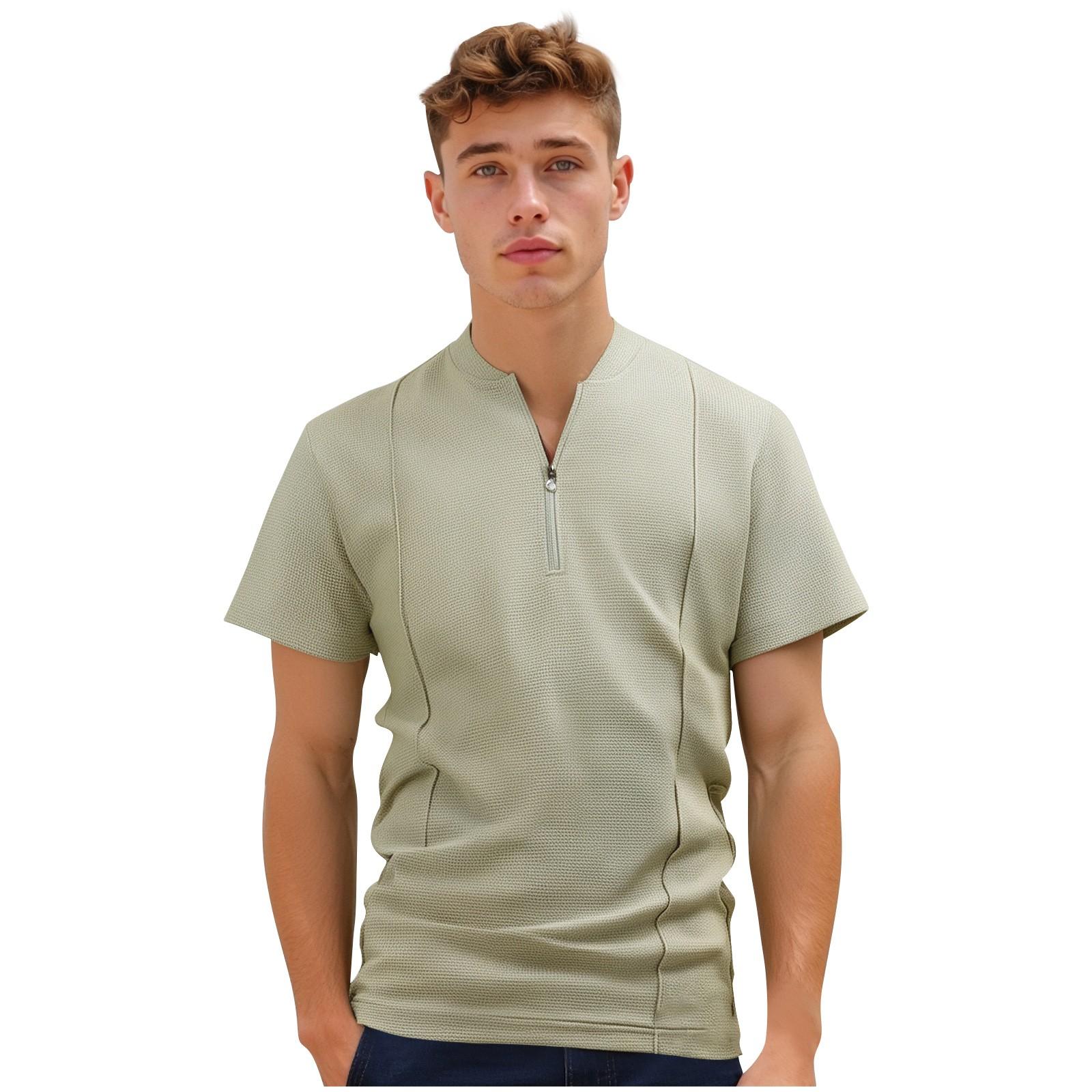 

Мужская летняя футболка Ice Silk с короткими рукавами, мужская повседневная футболка, дышащая, свободная, мужская футболка для активного отдыха, быстросохнущий топ XXXL бежевый