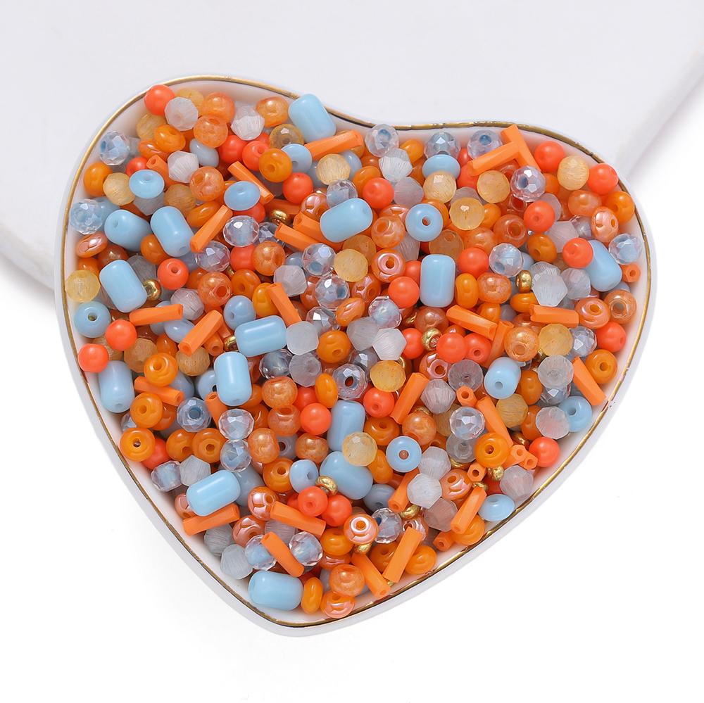 10g Marge rotunde din sticlă fațetată amestecate, distanțiere libere, sticlă de cristal, perle, articole pentru artizanat, pentru realizarea bijuteriilor, accesorii pentru brățări DIY