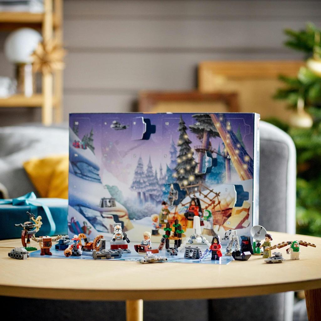 LEGO Star Wars Advent Calendar Gift 75366 Toy Blocks Birthday Gift Space Adventure Boys Ages 6 and Up