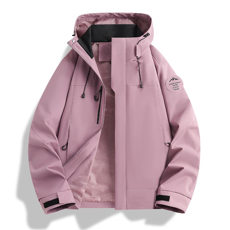 Wasserdichte 3-in-1 Jacke für Damen und Herren: Winddicht, Abnehmbares Fleece-Innenfutter, Arbeitskleidung mit individuellem Logo