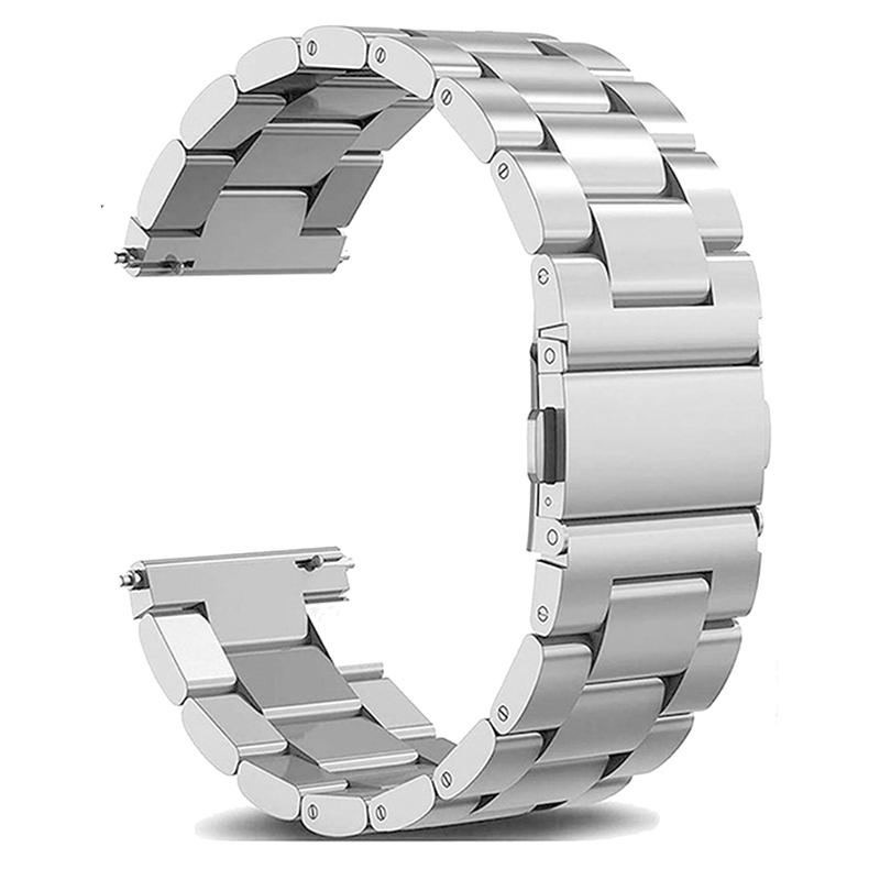 22mm 20mm 18mm Metal Strap for Samsung Galaxy Watch 3 4 Active2 S2 Gear S3 Gt 2 Huawei GT2/Amazfit GTR Stainless Steel Bracelet Gift for Mother's Day
