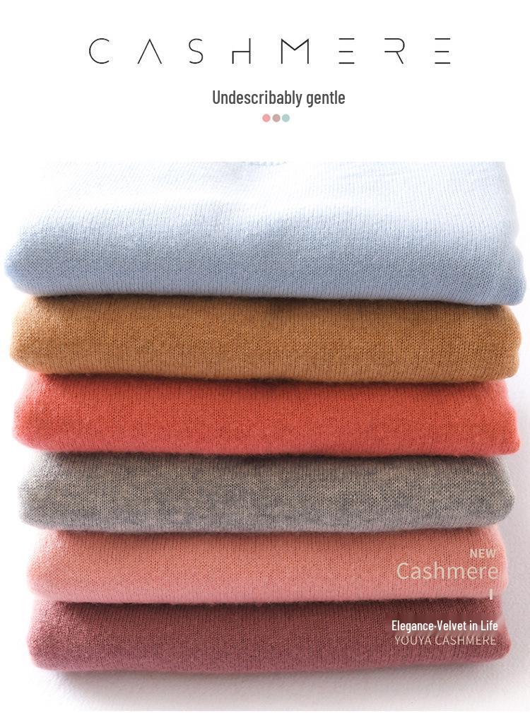 Unisex Cashmere Scarf: Cozy Autumn Winter Knit Neck Gaiter & Shawl