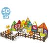 Magnetics Parc Zoo - Jeu de construction - EDUCA - 50 pieces magnétiques, 4 animaux, 8 cartes - Des 3 ans
