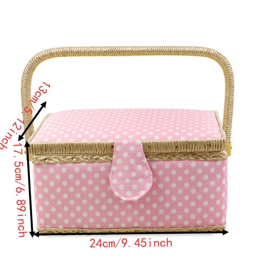Inner Bag Large Capacity Sewing Box Detachable Tray DIY Sewing Kit For Craft Lovers