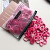 100pcs Women S Seamless Thumb Ring Hair Ties Bagged Ponytail Holders With Small Elastic Bands For Diy Simple Fashion Hair Cord