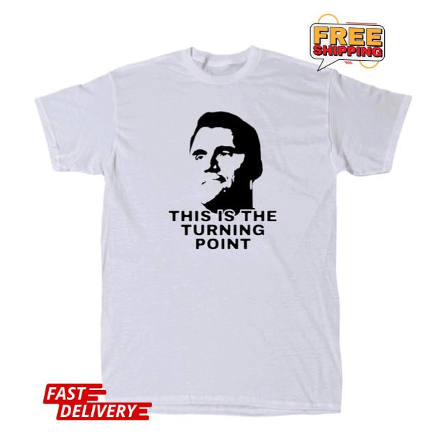 Charlie Kirk This Is the Turning Point Men’s T Shirt – 100% Cotton Graphic Tee ! Unisex T-Shirt S