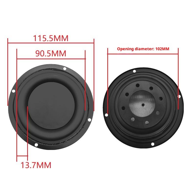 Universal Woofer Radiator Bass Passive Speaker Low Frequency Loudspeaker Diaphragm Vibration Plate Bass Membrane Plate Diy
