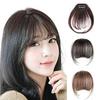 Ladies Thin Clip On Air Bang Wig Hair Front Fringe Extension Hairpiece