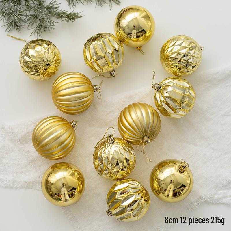 

Irregular Christmas Tree Balls, Window & Ceiling Decor, 6/8cm