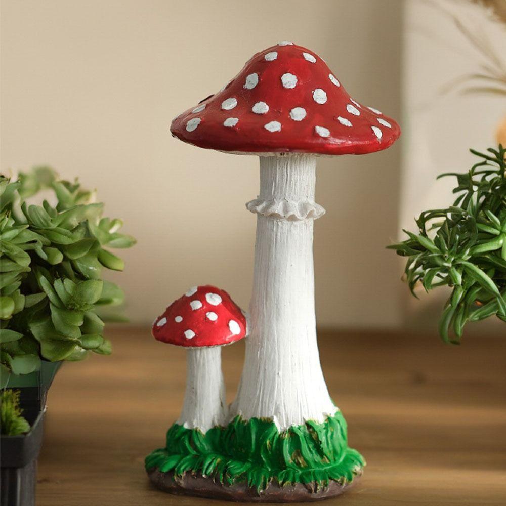 DIY Artificial Mushroom Ornament  for Villa Landscape Courtyard Kindergarten and Lawn Decoration
