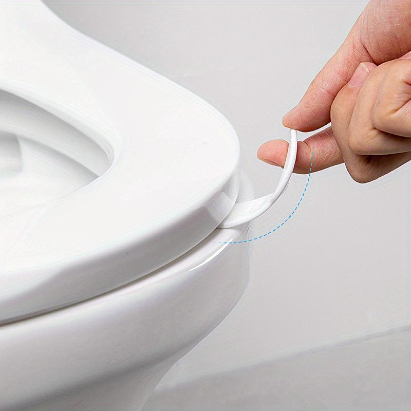 2Pcs/set Nordic Toilet Lid Lifters Strong Suction Cup Not Dirty Easy Clean Ring Toilet Seat Handle Cover Holder Bathroom Products