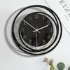 Horloge murale en acrylique Style minimaliste nordique Horloge transparente silencieuse Décoration créative pour la maison et le salon