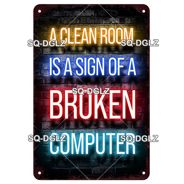 SQDGLZ Vintage Game Zone Neon Metal Sign Tin Sign Plate Home Bar Door Wall Decor Sticker Man Cave Decoration Plaque Poster Gift