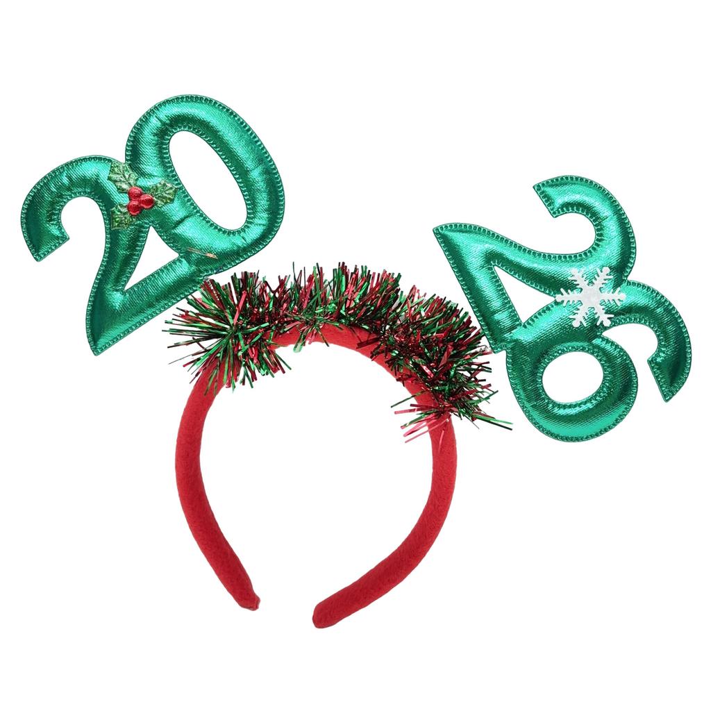 2026 New Year's Eve Hairband with Colorful Garland Festival Headwear For Adult Kids Holiday Event Gathering Party Supply