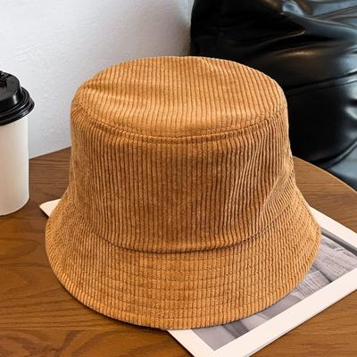 Měkký klobouk typu bucket manšestrový sluneční klobouk venkovní panama klobouk pánský dámský