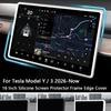 For Tesla Model 3 / Y Juniper / YL 16-inch Silicone Screen Frame Edge Cover Central Control Display Navigation Screen Protector