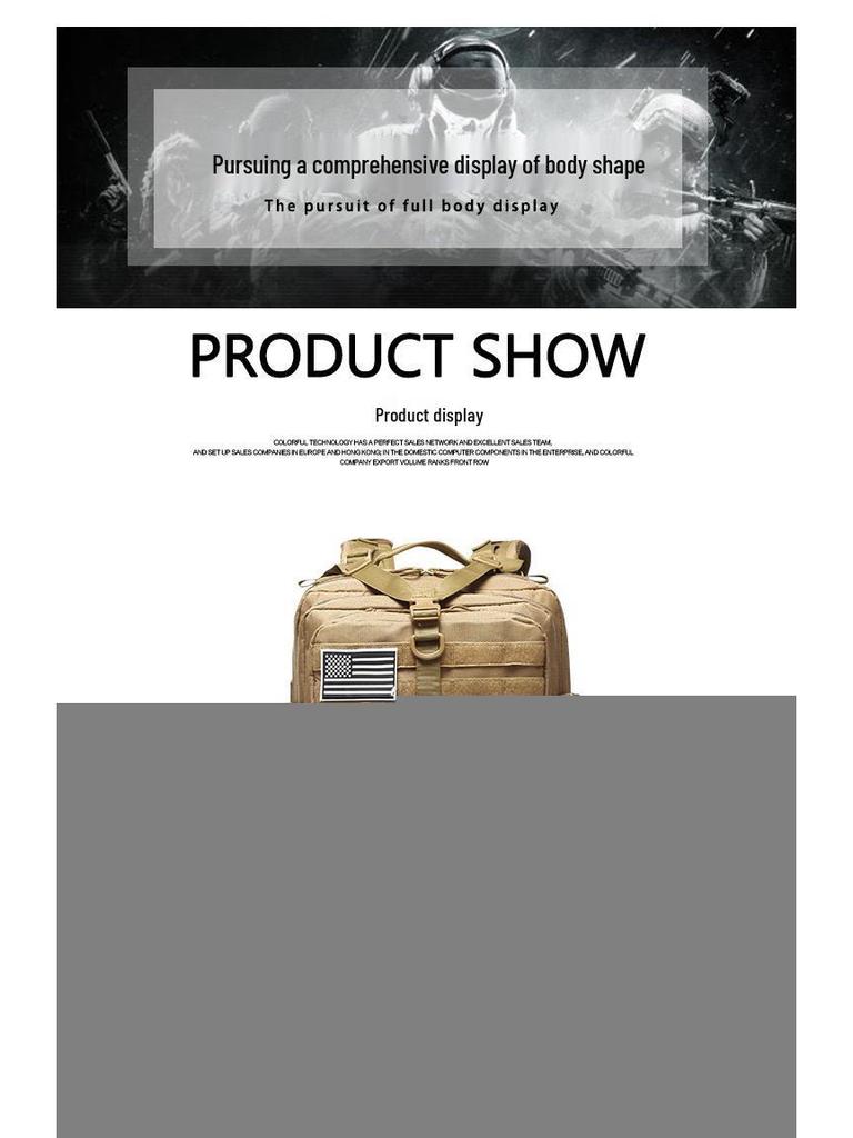 Tactical Waterproof Hiking & Camping Multifunctional Backpack with Laptop Compartment