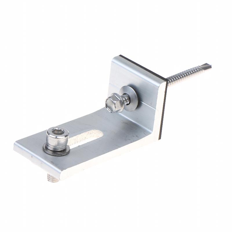 Aluminum Solar Panel Mounting L Bracket Rustproof Corrosion Resistant for RV Boat Off Roof Solar Installation