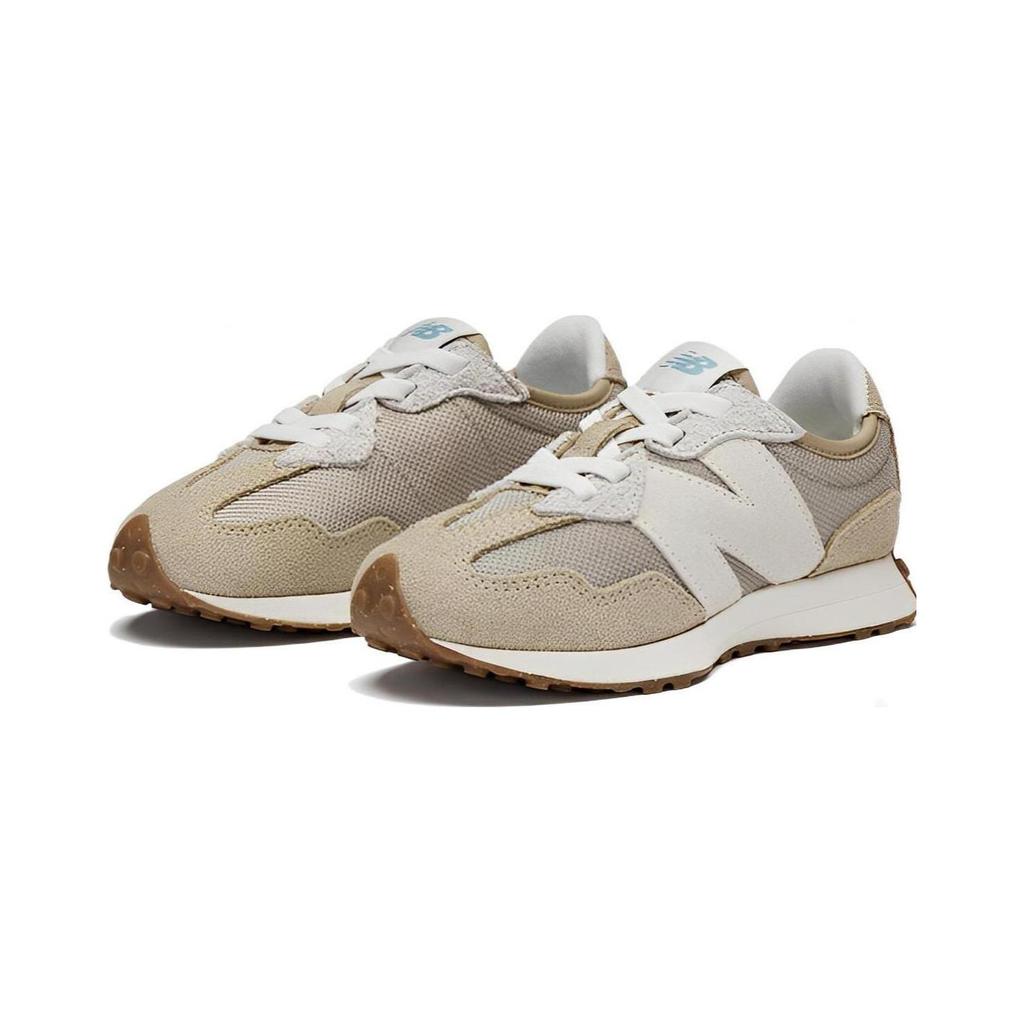 New Balance NB 327 Anti-Slip Wear-Resistant Low-Top Kids' Running Shoes Beige Yellow Kids'