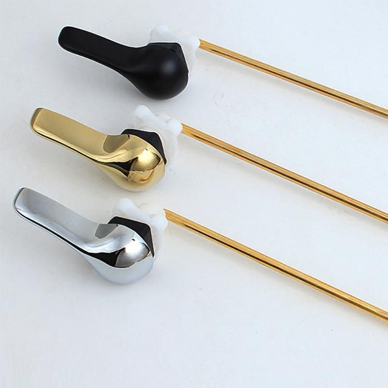 Multipurpose Sturdy Zines Alloy Materials Toilet Handle Replacement Parts Bathroom Accessory Supplies Solution