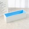 Plastic box + Silicone inner support Soap Mold 1200ml Mousse Cake Soap Mould DIY Multicolor Silicoen Loaf Cake Toast Mold