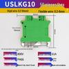 UK2.5B DIN Rail Terminal Block Connector, Pure Copper, Flame Retardant, Quick Wiring (UK-5n, UK-3n, UK-6n).
