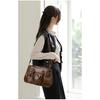  Tote Bag Women Faux Leather Multi Compartment Daily Casual