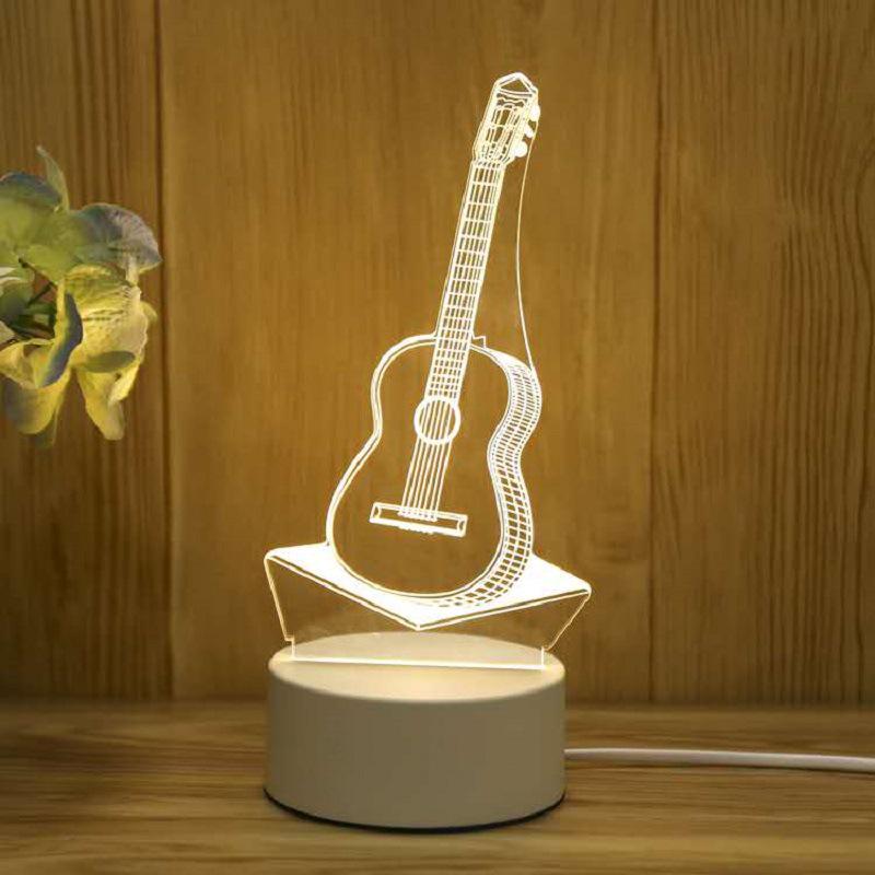 Creative 3D Cartoon Table Lamp – Children's Day Gift, USB Bedside Night Light