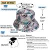 Dámský bucket Hat Fishing Cap Sequin Hip-hop Festival Glitter Bling Wide Brim