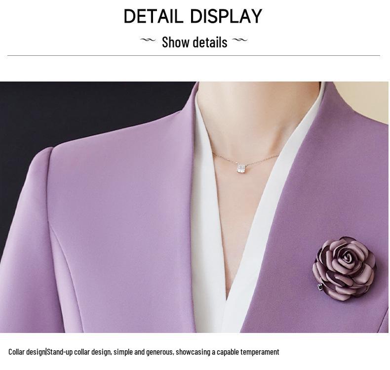 Luxury Women's Professional Suit Set for Beauty Salons, Jewelry Stores, and Medical Receptionists