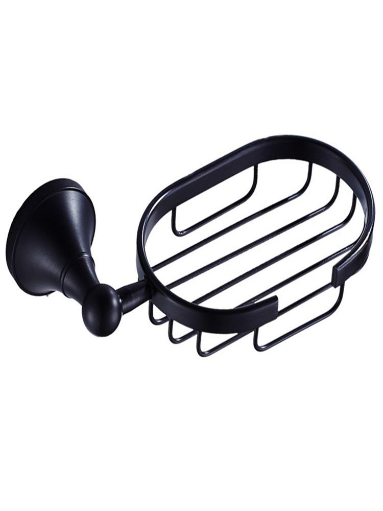 

черная Мыльница Держатель Корзина для мыла для ванной комнаты Дизайн Morden Аксессуары для ванной комнаты Фурнитура подвеска Ретро Европейский чёрный