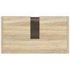 Waschbeckenunterschrank Badezimmer Sonoma Eiche 60x33x61 Cm Aus MDF