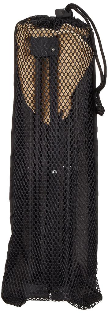 BUNDOK Mini Aluminum with Storage Compact Chair Stool, Medium, Beige, BD-116BE, Case,