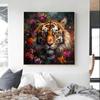 5d DIY Diamond Painting Cross Stitch Oil Painting Tiger Animals Diamond Embroidery Mosaic Full Round Drill Home Decor Arts