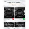 Geely Binyue Steering Wheel Cover, 18-24 Models, Carbon Fiber, Unisex, Four Seasons, Ultra-thin, Anti-slip.