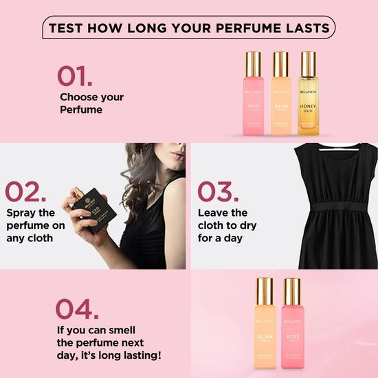 Bella Vita Luxury Glam & Rose Women Floral Perfume Combo With African Orange, Jasmine, Pink Pepper & Patchouli, Pack Of 2, 20 Ml Each