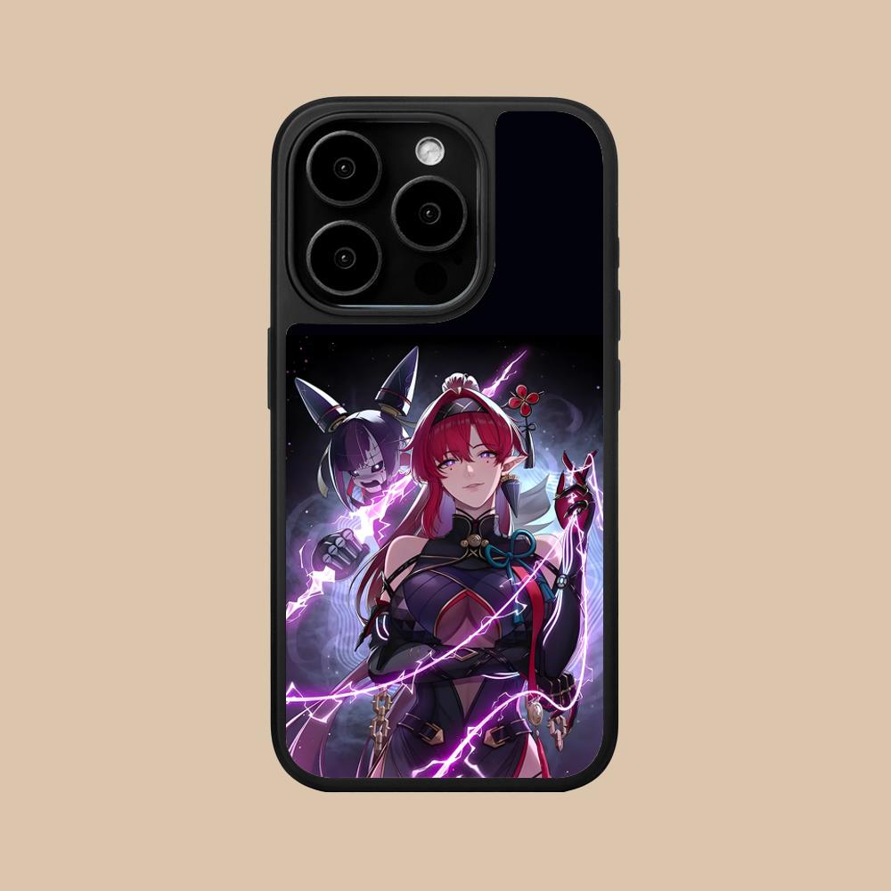 

Wuthering Waves Yinlin Mobile Phone Case for iPhone 17 16 15 14 13 12 11 Air Pro Max Plus Matte Surface Colorful Cover Luxury iPhone 11