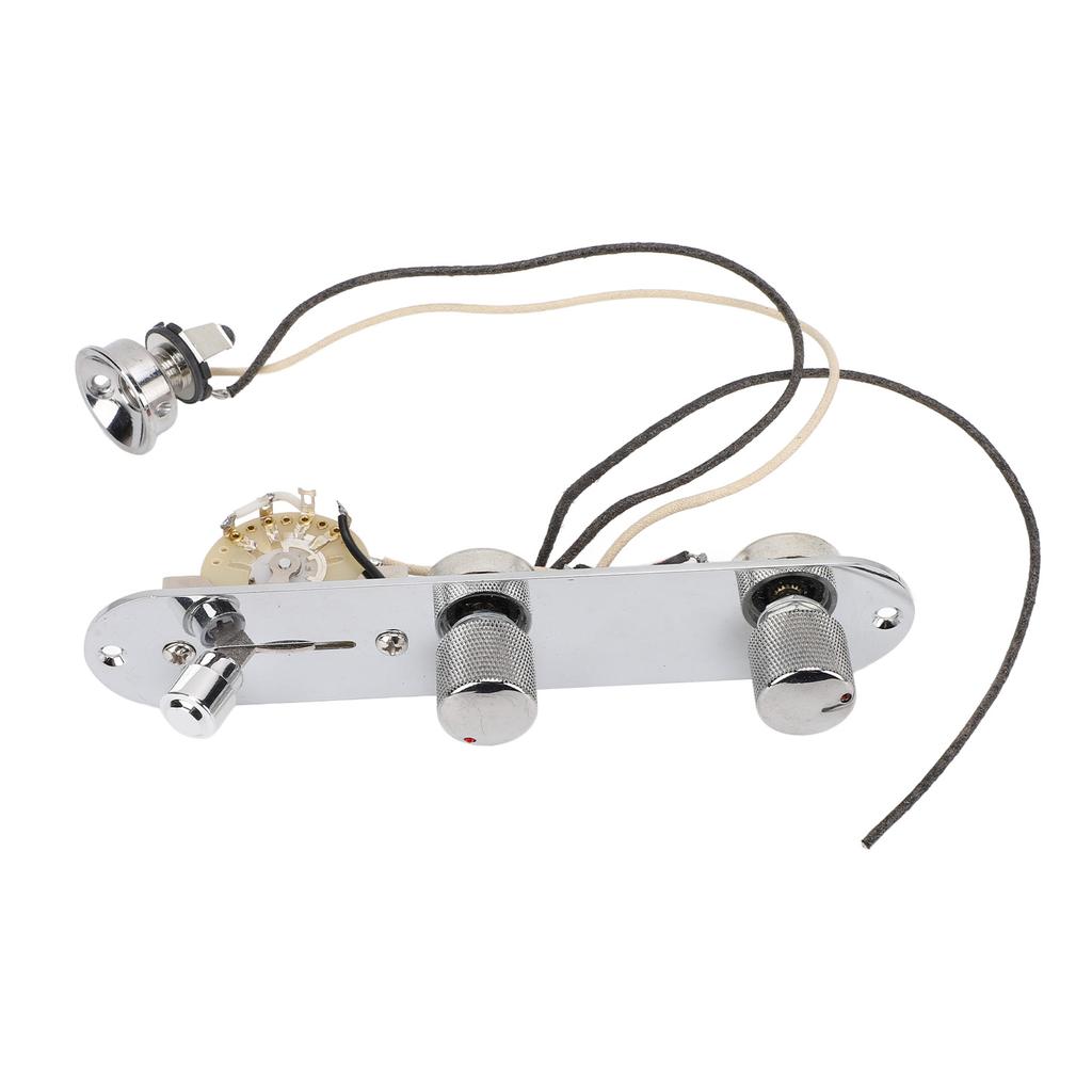 Guitar Control Plate 5 Way Switch 250K Ohm  Potentiometers Volume Tone Controls Plate for Tele Guitar