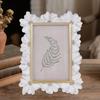 Decorative Resin Photo Frame , Vintage Holder for Classic European Ornament, Floral