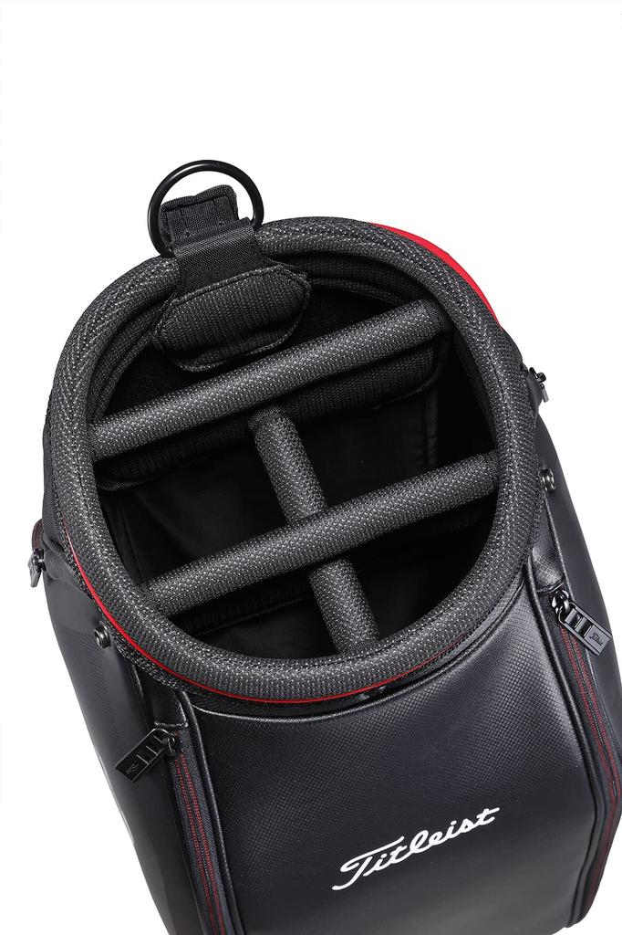 TITLEIST Aspira Caddy Bag TB23ACBA-06 BKRD Black/Red