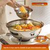 304 Stainless Steel Thickened Pot Set: Food-Grade Induction & Gas Compatible Large Hot Pot & Soup Pot for Home & Commercial Use