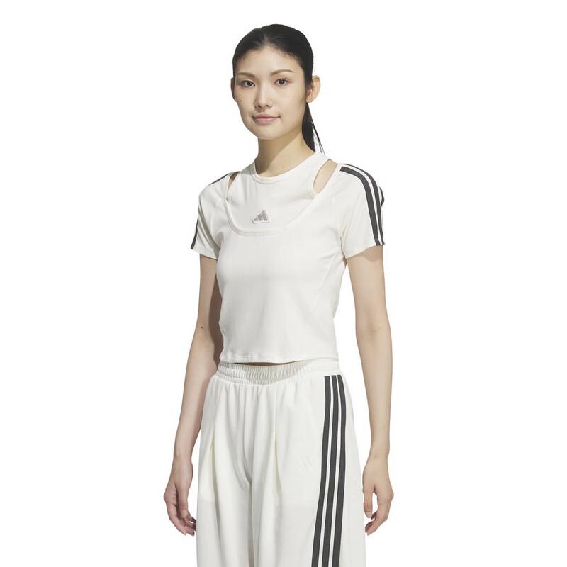 

Женская повседневная футболка Adidas с коротким рукавом AL