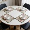 Washable Cotton Linen Table Mats 12 X 18 Inch Table Protector Dining Room Kitchen Party Wedding Festival Home Restaurant Decoration Placemats