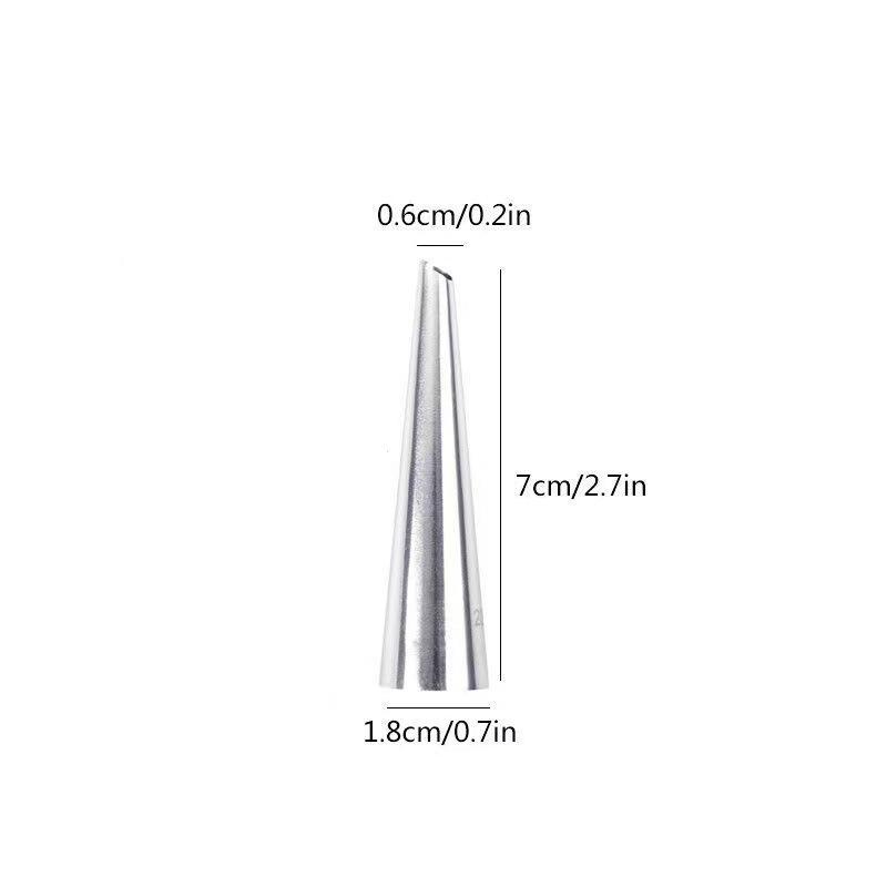 Stainless Steel Cream Puff Pastry Nozzle Set