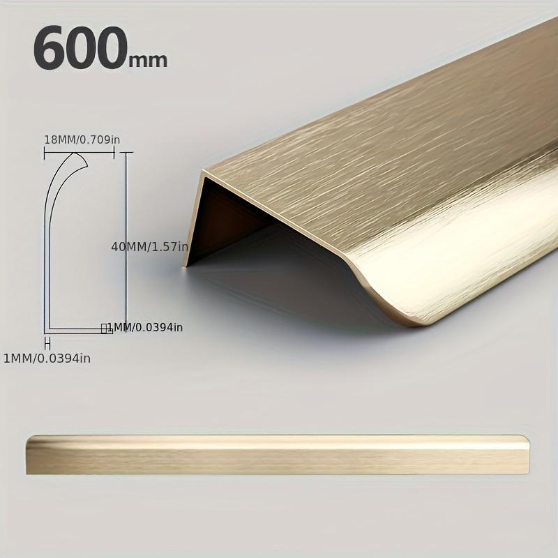 Mânere Ascunse pentru Mobilă Auriu Negru Alb Mânere pentru Dulap de Bucătărie Fără Găuri Mânere pentru Dulapuri și Sertare Mâner Arc pentru Dulap Mâner pentru Mobilă de Ușă