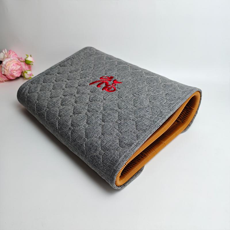Free Shipping Chinese Style Cervical Neck Support Pillow – Breathable Hand-Woven Rattan, Firm and Adjustable for Home Use
