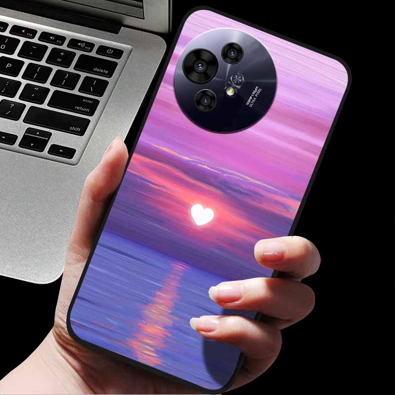 Per custodia TCL 50 Pro NxtPaper / 50 NxtPaper Custodie Cover Posteriore Protettiva in Silicone con Animali alla Moda Per Custodia Telefono 50 Pro NxtPaper 5G Capa