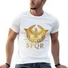SPQR Sentus Populusque Rmnus TShirt Breathable Workout Short Sleeve Top