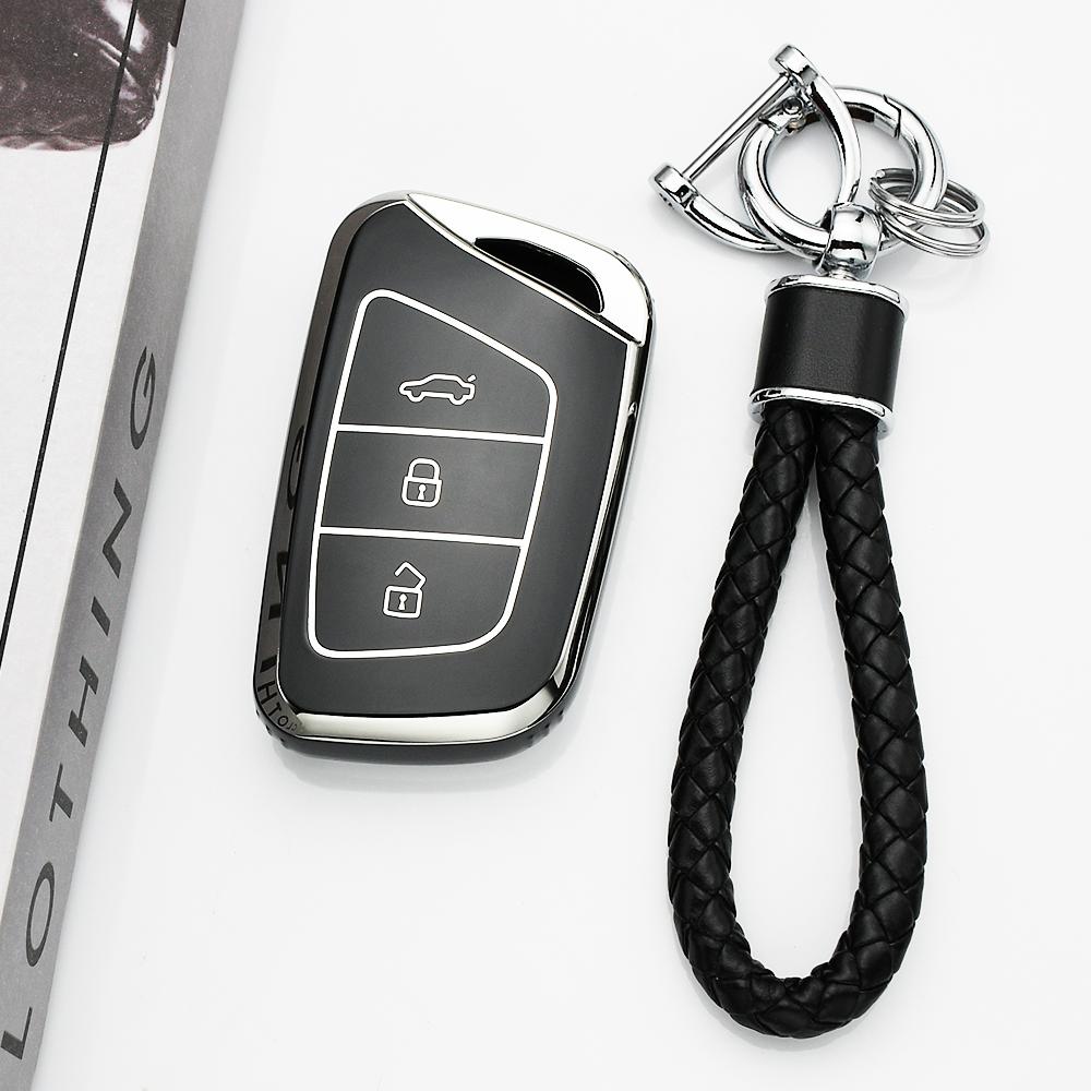 Auto Keyless Shell Protector For Jac Hunter Pickup Ievs4 Iev7S Refine S4 S7 A5 Tpu Car Remote Key Case Cover Bag Accessories