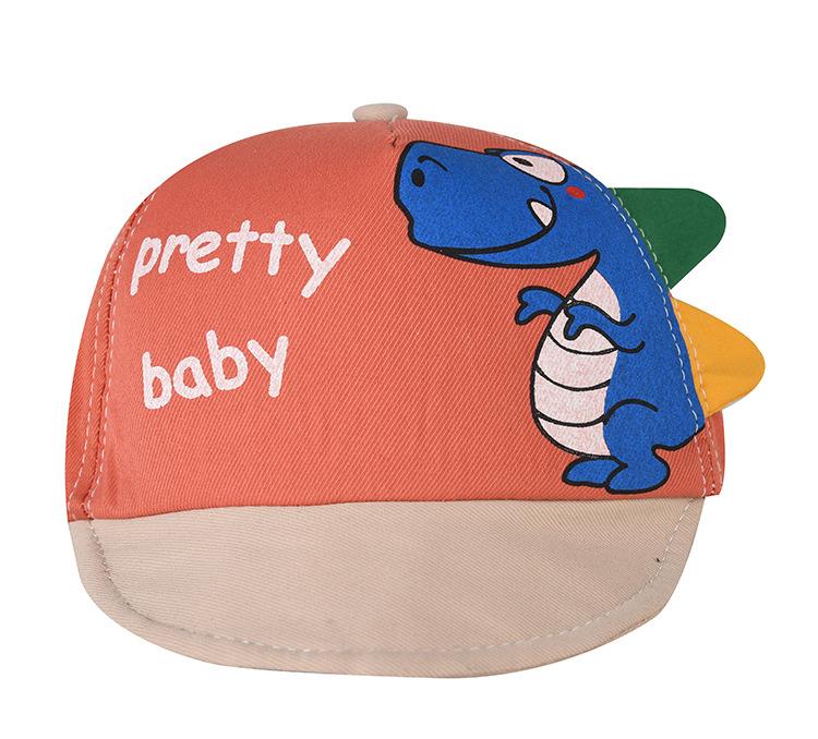 Gorros Para Bebé Søt Dinosaur Baby Bøttehatt Sommer Nyfødt Baseball Cap Utendørs Strand Barn Baby Gutt Jente Tegneserie solhatter